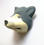 Used Dog PVC Mask Costume Accessory Child KidsAdult Jungle Animal Holloween