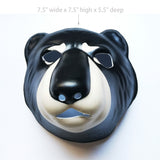 Used Bear PVC Mask Costume Accessory Child KidsAdult Jungle Animal Holloween