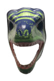 Used Dinosaur PVC Mask Costume Accessory Child KidsAdult Jungle Animal Holloween