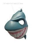 Used Shark PVC Mask Costume Accessory Child KidsAdult Ocean Animal Holloween