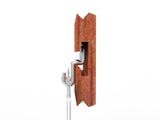 Pegwall Slatwall Hook, 1 Wide x 0.9 High x 0.5 Deep, Small Metal Hook 18529