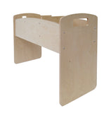 Wooden Bookcase Versatile Book Rack Bookshelf Bookwell Book Organizer Natural