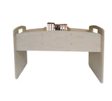Wooden Bookcase Versatile Book Rack Bookshelf Bookwell Book Organizer Natural