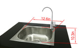 Portable Sink Self Contained Hand Wash Station Mobile Sink Water Fountain w/Pump 18536
