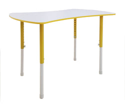 Preschool Activity Table Adjustable Height Collaborative Desk Bow Tie Table