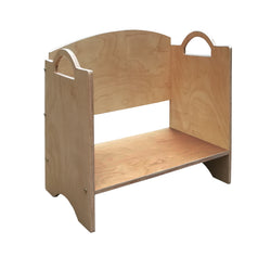 Stackable Bookshelf Wooden Book Storage Rack Book Organizer Natural Finish