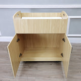 FixtureDisplays® Children Infant Changing Table with Pad, Wooden Changing Table, Natural, Optiona Install Castors 18541-MAPLE