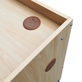 FixtureDisplays 24 Kids Computer Desk Wooden Single Computer Desk w/Adjustable Keyboard Shelf 18542-MAPLE