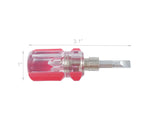 Dual-use Stubby Screwdriver Philips  (#2) and Flat Head Driver Tool 3 Long, Great for tiny small spaces such as Sewing Machine
