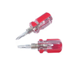 Dual-use Stubby Screwdriver Philips  (#2) and Flat Head Driver Tool 3 Long, Great for tiny small spaces such as Sewing Machine