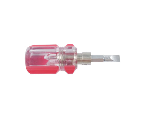 Dual-use Stubby Screwdriver Philips  (#2) and Flat Head Driver Tool 3 Long, Great for tiny small spaces such as Sewing Machine