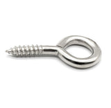 50PK MINI Eyelet Screws 0.5 Long Self tapping Self drilling Screws Hooks Ring 18604 50PK