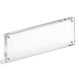 3.5x11 Name Tag Holder Sign Holder Picture Frame Logo Block Signage High End 18606