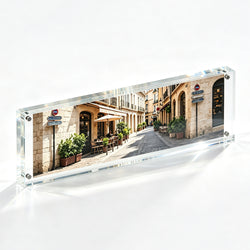3.5x11 Name Tag Holder Sign Holder Picture Frame Logo Block Signage High End 18606