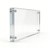 3.5x11 Name Tag Holder Sign Holder Picture Frame Logo Block Signage High End 18606