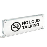 3.5x11 Name Tag Holder Sign Holder Picture Frame Logo Block Signage High End 18606
