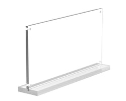 FixtureDisplays Acrylic Photo Frame With Stand And Magnets 10 x 5 18608