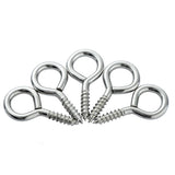Small Eyelet Screws Eye Hooks Self Tapping  Ring  Eyelet Screw Hooks Hoop Screw