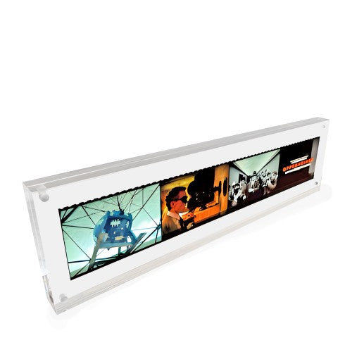 12.25 X 3.5" Clear Acrylic Sign Holder Picture Frame Film Strip Display Name Tag Placement 0.39" Thick 18610