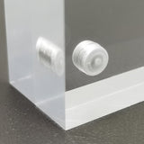 12.25 X 3.5" Clear Acrylic Sign Holder Picture Frame Film Strip Display Name Tag Placement 0.39" Thick 18610