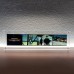 12.25 X 3.5" Clear Acrylic Sign Holder Picture Frame Film Strip Display Name Tag Placement 0.39" Thick 18610