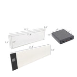 12.25x3.5  Clear Acrylic Sign Holder LED Backlit Film Strip Display Frame 18610+18612+18612-HOUSING
