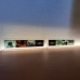 12.25 X 3.5" Clear Acrylic Sign Holder Picture Frame Film Strip Display Name Tag Placement 0.39" Thick 18610