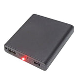 FixtureDisplays® 4 X 1.5V AA Battery Holder, Battery Case with Switch 18612-BATTERY HOUSING USB Type-A Female Tip