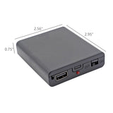 FixtureDisplays® 4 X 1.5V AA Battery Holder, Battery Case with Switch 18612-BATTERY HOUSING USB Type-A Female Tip
