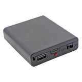 FixtureDisplays® 4 X 1.5V AA Battery Holder, Battery Case with Switch 18612-BATTERY HOUSING USB Type-A Female Tip