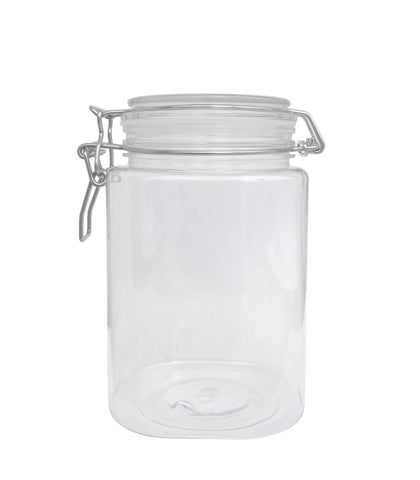 Wire Clasp PET Jar 1550 ml Spice Jar Seal Paint Oil Storage Jar Container Lock 18615 1550ML 12PK