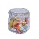 Wire Clasp PET Jar 400 ml Spice Jar Seal Paint Oil Storage Jar Container Lock