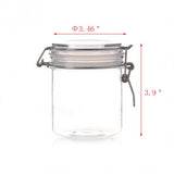 Wire Clasp PET Jar 450 ml Spice Jar Seal Paint Jar Oil Storage Plastic Mason Jar