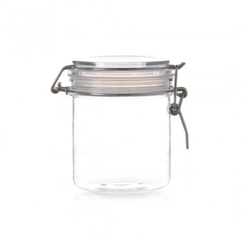 Wire Clasp PET Jar 500 ml Spice Jar Seal Paint Oil Storage Jar Container Lock