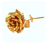 24K Golden Foil Artificial Rose Flower Best Gift, Handcrafted and Last Forever