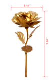 24K Golden Foil Artificial Rose Flower Best Gift, Handcrafted and Last Forever