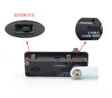 Combination Cam Lock Master Key Cabinet Combo Lock Drawer Lock Donation Box Lock Pass Code Pin Work with 22 GA Sheet Metal 18619-6PK