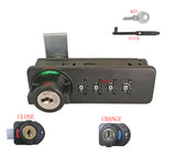 Combination Cam Lock Master Key Cabinet Combo Lock Drawer Lock Donation Box Lock Pass Code Pin Work with 22 GA Sheet Metal
