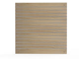 Slatwall Panel Oak 48X48 (4x4') Aluminum Channels Wall Display Merchandising