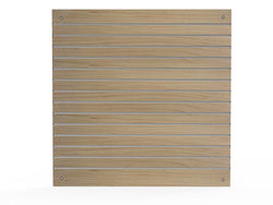 Slatwall Panel Oak 48X48 (4x4') Aluminum Channels Wall Display Merchandising