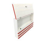 American Flag Gun Cabinet Safe Lock Wall Mount Art Decor Concealed Storage Shelf