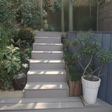 Wood-Plastic Composite Weatherstrip Door Bottom 9.84 ft. X 1.96" X 1.96" Ebony 18723.Make to order 3 months lead time.