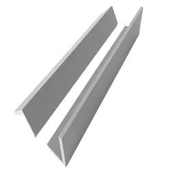 Wood-Plastic Composite Weatherstrip Door Bottom 9.84 ft. X 1.96" X 1.96" Ebony 18723.Make to order 3 months lead time.