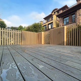 10 ft. X 5.5" Wood-Plastic Composite (WPC) Flooring, Waterproof Outdoor Flooring 18724
