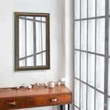 26X42X1.5" Vintage-Style Glass Mirror Portrait Landscape Classic Wood Frame 18732-FRAME