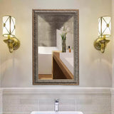26X42X1.5" Vintage-Style Glass Mirror Portrait Landscape Classic Wood Frame 18732-FRAME