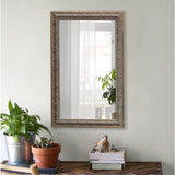 26X42X1.5" Vintage-Style Glass Mirror Portrait Landscape Classic Wood Frame 18732-FRAME