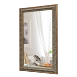 26X42X1.5" Vintage-Style Glass Mirror Portrait Landscape Classic Wood Frame 18732-FRAME