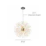 Dandelion Crystal Chandeliers 12Light Firework Modern Light Fixtures 22"Diameter 18744
