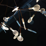54 lights Plug in Sputnik Chandelier Acrylic Lampshade Contemporary LightFixture 18745